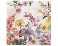 Serviette à motif 'Jardin', 330 x 330 mm