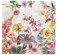 Serviette à motif 'Jardin', 330 x 330 mm