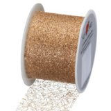 Ruban cadeau, sur bobine 'Lace metallic'