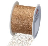 Ruban cadeau, sur bobine 'Lace metallic'