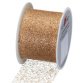 Ruban cadeau, sur bobine 'Lace metallic'