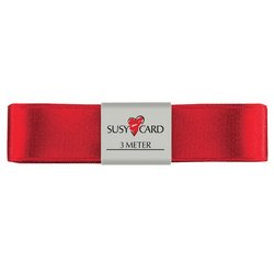 Ruban cadeau 'double satin', 25 mm x 3 m