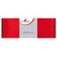 Ruban cadeau 'Doppelsatin', 40 mm x 3 m, rouge