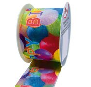 Ruban cadeau, sur bobine 'Ballons'