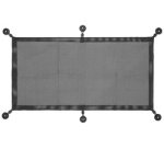 Filet de gestion de câbles, noir