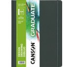 Carnet à croquis GRADUATE DRAWING, 102 x 152 mm, noir