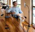 Set de supports de tablette TWIST COMBI, noir