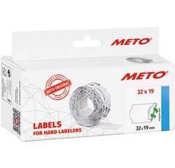 Étiquette pour étiqueteuse de prix, 26 x 12 mm, blanc