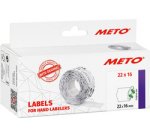 Étiquette pour étiqueteuse, 22 x 16 mm, blanc