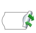 Étiquette pour étiqueteuse, 22 x 16 mm, blanc