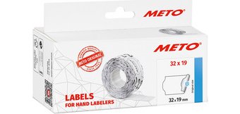Étiquette pour étiqueteuse de prix, 32 x 19 mm, blanc