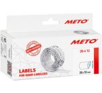 Étiquette pour étiqueteuse de prix, 32 x 19 mm, blanc