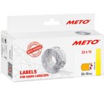 Étiquette pour étiqueteuse de prix, 26 x 16 mm, rouge