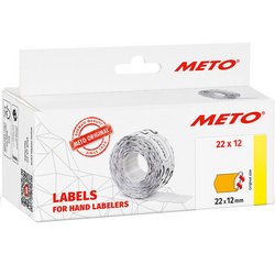 Étiquette pour étiqueteuse de prix, 26 x 16 mm, orange