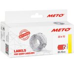 Étiquette pour étiqueteuse de prix, 26 x 16 mm, rouge