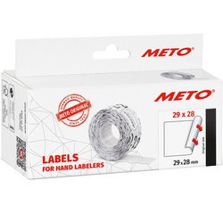 Label for price labeller, 29 x 28 mm, white