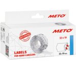 Étiquette pour étiqueteuse de prix 22 x 12 mm, blanc