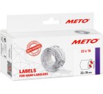 Étiquette pour étiqueteuse de prix 22 x 12 mm, blanc