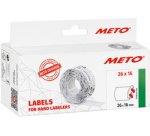 Étiquette pour étiqueteuse de prix 22 x 12 mm, blanc