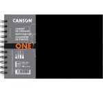 Carnet de croquis ONE, 279 x 216 mm, noir
