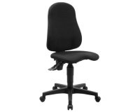 Chaise de bureau pivotante 'Ortho Point', noir