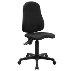 Chaise de bureau pivotante 'Ortho Point', noir