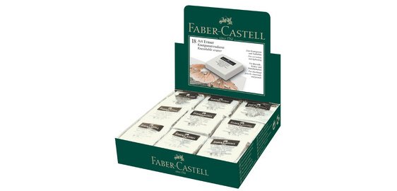 FABER-CASTELL Gomme mie de pain ART ERASER, blanc