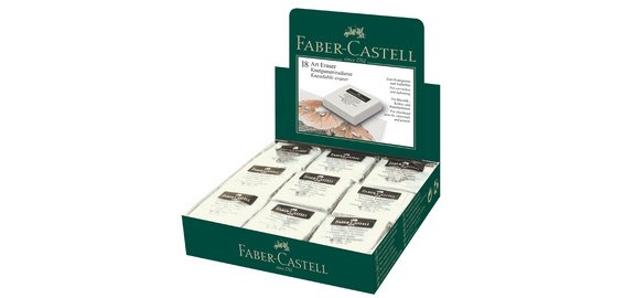 FABER-CASTELL Gomme mie de pain ART ERASER, blanc