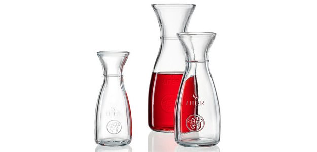 Glass carafe 'Bordeaux', 1 l