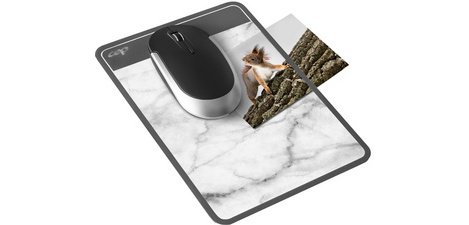 CEP Mousepad mineral, gray / gray marble