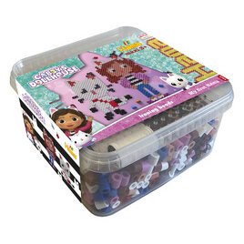 Hama Perles à repasser maxi+plateau 'Gabbys Dollhouse', Box