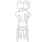 Coussin d'assise Ergo Active Balance, gris foncé