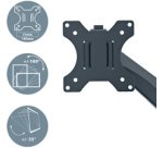 Bras double Ergo Dual, longueur: 453 mm