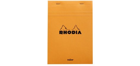 Stapled Pad No. 16 Yellow, A5 size, squared