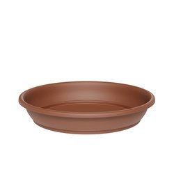 Soucoupe 'Aura round', diamètre: 460 mm, terracotta