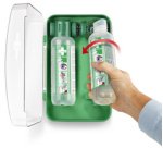 Station de rinçage oculaire, équipé, 2 x 500 ml