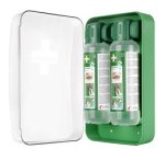 Station de rinçage oculaire, équipé, 2 x 500 ml