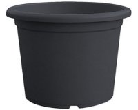 Bloempot 'Basic rond', diam.: 200 mm, antraciet