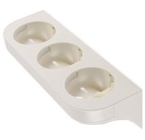 Support mural pour flacon à pompe, 3 compartiments