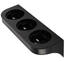 Support mural pour flacon à pompe, 3 compartiments