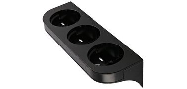 Support mural pour flacon à pompe, 3 compartiments