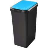 CEP Poubelle de tri sélectif Touch & Lift, 45 litres, jaune