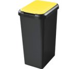 CEP Poubelle de tri sélectif Touch & Lift, 45 litres, jaune