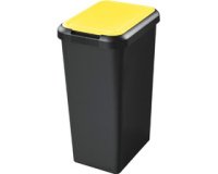 CEP Poubelle de tri sélectif Touch & Lift, 45 litres, jaune