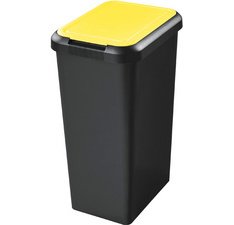 CEP Poubelle de tri sélectif Touch & Lift, 45 litres, jaune