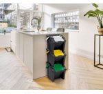 CEP Système de tri des déchets 'Tower', 30 litres, lot de 3