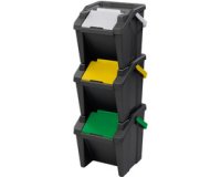 CEP Système de tri des déchets 'Tower', 30 litres, lot de 3