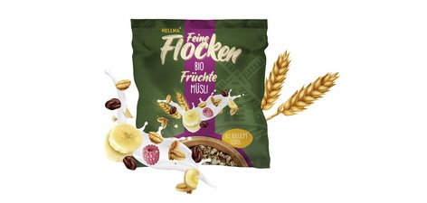 Muesli aux fruits bio, en sachet portion de 45 g