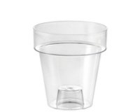 Pot de fleurs 'Porto 16', transparent