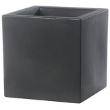 Cube à plantes 'Schio Cubo 30', anthracite